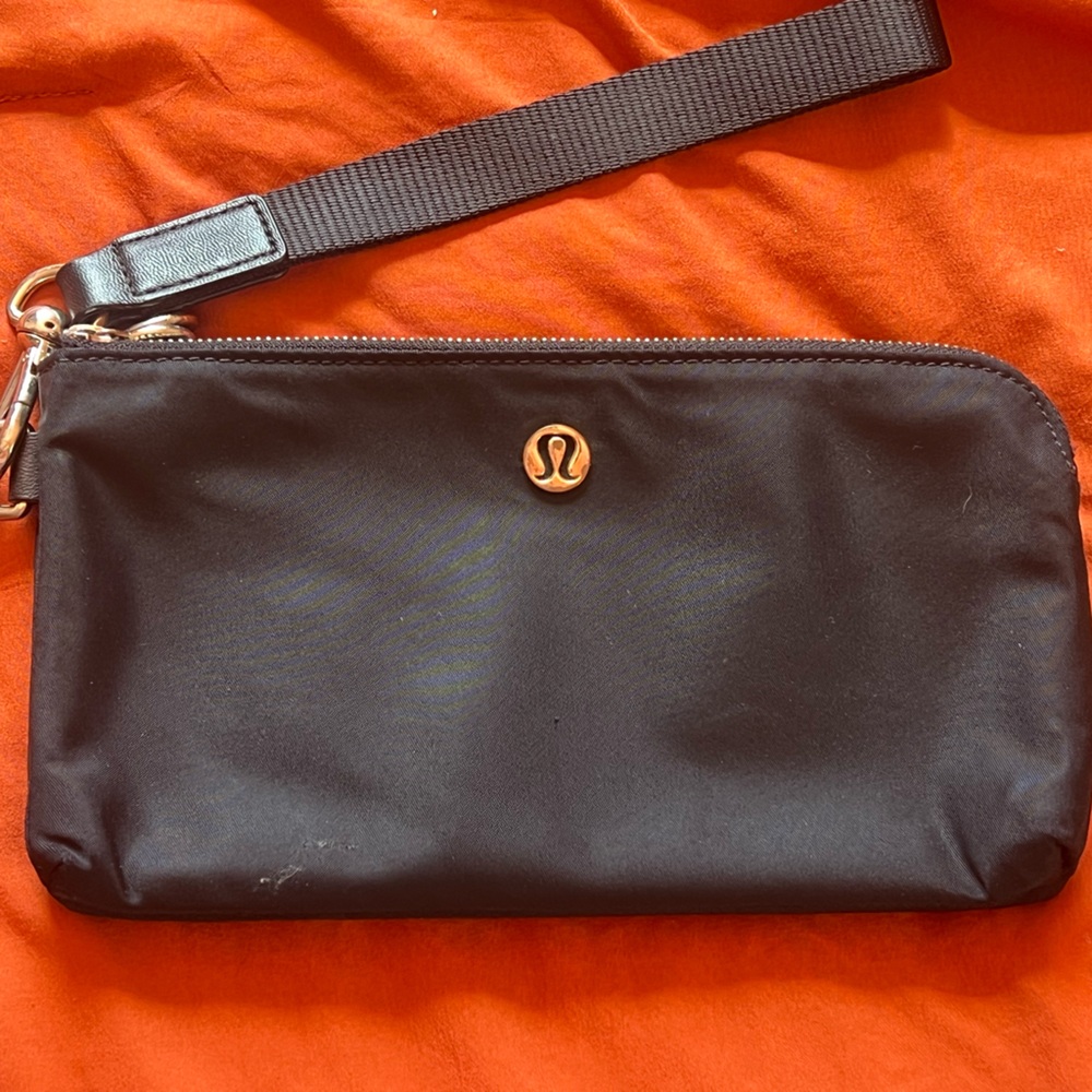 Lululemon Black wristlet